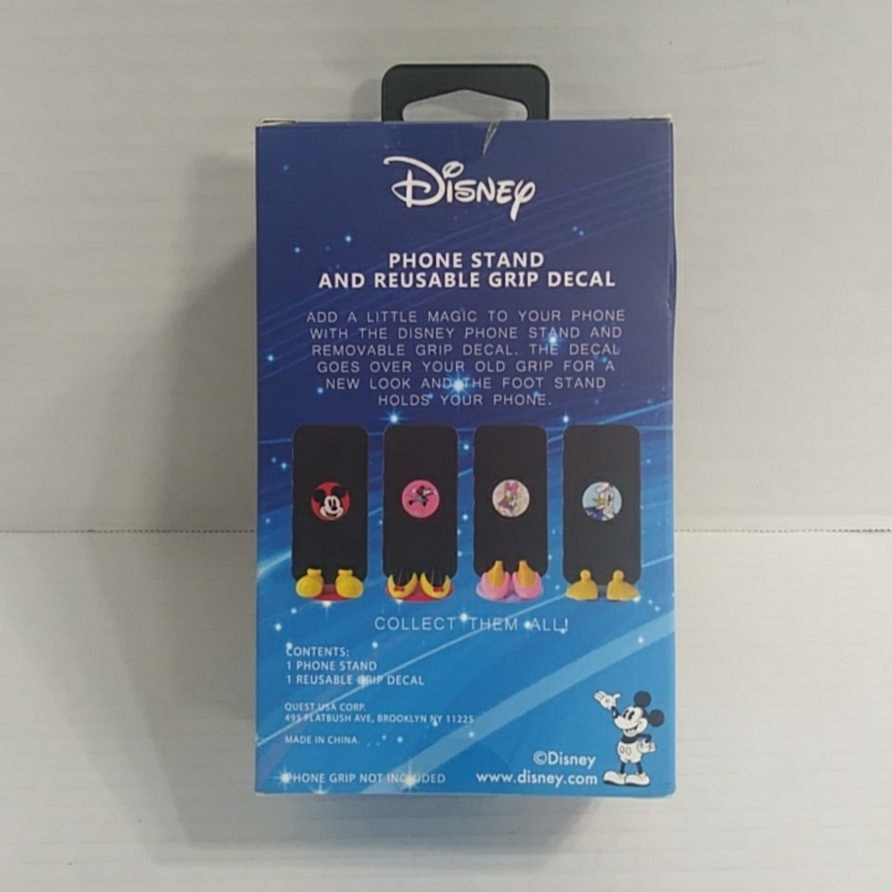 Disney Mickey Mouse Phone Stand And Reusable Grip Decal *NWT* - Picture 3 of 5